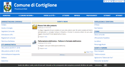 Desktop Screenshot of comune.cortiglione.at.it